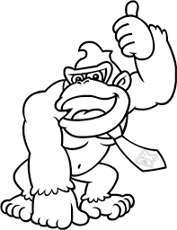 Donkey Kong Coloring Pages Flag Coloring Pages Detailed Coloring Pages