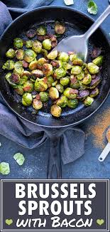 Crispy Brussels Sprouts With Bacon Evolving Table Recipe Sprouts With Bacon Recipes Side Dish Recipes