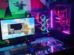 My Pc Set Up Gaming Computer Room Gamer Room Diy Gaming Room Setup