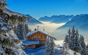 Maybe you would like to learn more about one of these? Cabin In The Winter Mountains Hd Wallpaper Background Image 1920x1200