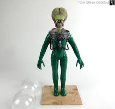 Mars Attacks Alien Maquette Restoration - Tom Spina Designs » Tom Spina  Designs