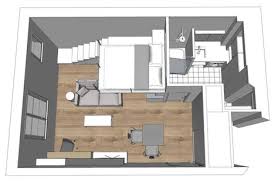 Studio Paris 12 Une Loge De 26 M2 Transformee En Studio Amenagement Studio Amenagement Studio 25m2 Et Amenagement Studio 20m2
