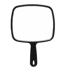 Grand miroir pour salon de coiffure. Salon De Coiffure Professionnel Grand Miroir Mural A Main A Extremites Miroir Noir Avec Poigneeir Avec Poignee Bcd8741 Cdiscount Maison