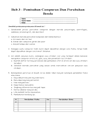 Perhatikan berbagai gambar benda yang termasuk dalam zat tunggal berikut. Pertemuan 3 Bab 3 Pemisahan Campuran Dan Perubahan Benda