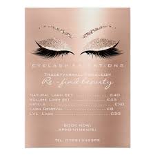 Pink Rose Makeup Eyes Lashes Extension Prices Poster Zazzle Com Eyelash Extensions Rose Makeup Lashes