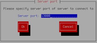 Specifying The Number Of The Port For Connecting To The Administration Server