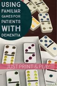 Memory games for elders with dementia. Domino Match Game For Patients With Low Level Dementia Seniors Flourish