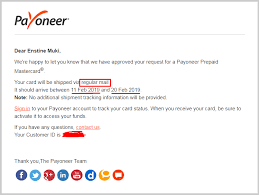Activating a payoneer account is very easy. How Does Payoneer Send Your Card To Cameroon Answered