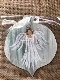 Hand Painted Christmas Angel Ornament Christmas Angel Ornaments Christmas Angels Angel Ornaments
