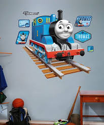 Fathead Thomas The Tank Engine Wall Decal Set Train Bedroom Decor Thomas The Train Wall Graphics