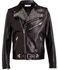 Saint Laurent Studded Leather Biker Jacket Givenchy Saint Laurent Giuseppe Zanotti Balmai Leather Jacket Men Leather Jacket Men Style Best Leather Jackets