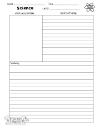 The Idea Backpack Cornell Notes Templates For Science Freebie Cornell Notes Template Cornell Notes Notes Template