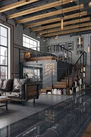 Industrial interior design gives a structure a raw, edgy look, benefitting establishments aiming for a modern look. 20 Industrial Home Decor Ideas Loft Inspiration Industrial Home Design Industrial Interior Design
