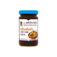 Mae pranom is the true original brand known to all thai people and offered in corner stores & vendor carts discovered this when our children brought it home the first time from chiang mai, thailand. Mae Pranom Tom Yum Paste 450g