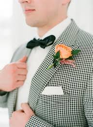 Black And White Checkered Suit Jacket You Drive Me Vintage Car Crazy A Retro Wedding Inspiration Retro Wedding Inspiration Retro Wedding Groom And Groomsmen
