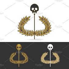 Skull Symbol Of Greek God Hades Pencil Illustration Creative Sketches Watercolor And Ink