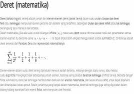 Dilansir dari cliffts study solver algebra ii (2004) oleh mary jane sterling, notasi dari. Deret Matematika Series Kalkulus Beserta Contoh Soal Dan Jawaban Pinterpandai