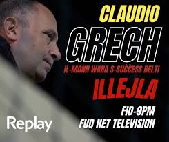 L-għada tal-festa Beltija. F'Replay tal-lejla, il-mistieden speċjali tagħna  fl-istudio, waqt xandira diretta se jkun Claudio Grech, il-moħħ wara  s-suċċess Belti. Il-President ta' Valletta Football Club se jkun qed  iwieġeb għad-domandi diretti ta'