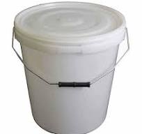 PLASTIC BUCKET WITH LID INDUSTRIAL 20lt