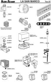Makes switching out cup/mug sizes for different quantities of coffee really, really easy. San Marco 07 Espresso Machine Parts