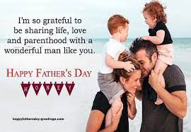 The time has come to celebrate dads! Happy Father S Day Messages From Wife To Husband Happy Father Day Quotes Husband Fathers Day Quotes Fathers Day Quotes
