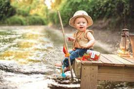 Fisherman Hat Fishing Hat Fishing Vest Fishing Clothes Fishing Outfits Fishing Photoshoot Baby Fishing Photos