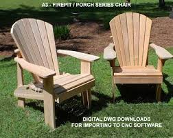 Folding Adirondack Chair Plans Dwg Files For Cnc Machines Etsy In 2020 Adirondack Chair Adirondack Chair Plans Fire Pit Chairs