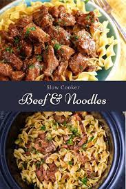 Beef Noodles Slow Cooker Healthy Recipe Tiffanie Recipe Recipes Vegetable Recipes Beef Recipes