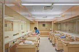 North Shore Lij Katz Women S Hospital And Zuckerberg Pavilion New Hyde Park New York C Eduard Hue Hospital Interior Design Hospital Interior Hospital Design