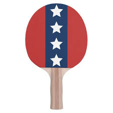 All American Stars And Stripes Patriotic Banner Ping Pong Paddle Show Your Patriotism With This All Ameri Backyard Pool Parties Red And White Patriotic Banner
