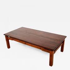 The root is painstakingly unearthed. Mid Century Modern Studio Solid Teak Coffee Table