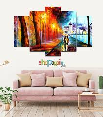 You'll also need a pencil and rubber, a ruler and wall filler in case of mistakes. Autumn Drawing Walking 5 Piece Hd Wall Frame Shopagain