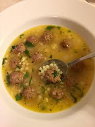 Add browned meatballs, chicken broth and toasted middle eastern couscous, and increase heat to high to bring soup to a boil. Moroccan Lamb Meatball Soup With Israeli Couscous Tonightsdinner