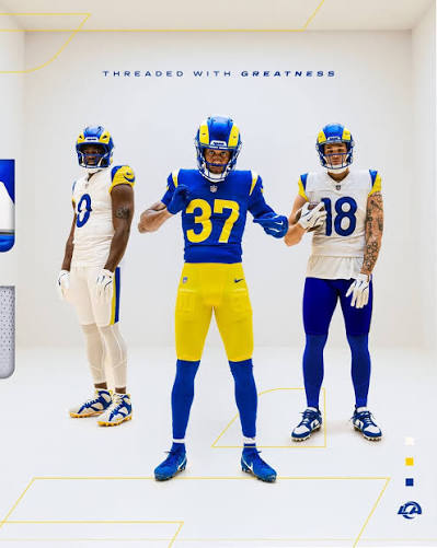 Opiniões para essa nova versão do uniforme dos Rams  Via: @rams