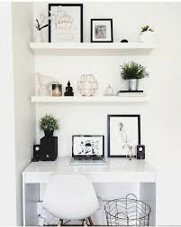 Minimal White Desk Decor Inspiration Officefurniture Room Decor Room Inspiration Small Bedroom Diy