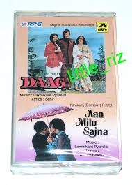Daag 1973 Aan Milo Sajna 1970 Bollywood Indian Cassette Tape Laxmikant Pyarelal Phir kab miloge jab tum kahoge kal milo ya parason parason naheen, narason kahaan? daag 1973 aan milo sajna 1970