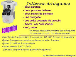 Recette Julienne De Legumes Au Companion Recette Light Mes Meilleures Recettes Faciles Recette Julienne De Legumes Julienne De Legumes Recette