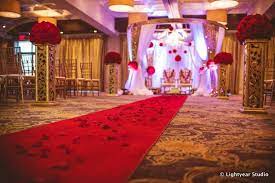 Indoor Ceremony And Gorgeous Mandap In The Regalia Ballroom At The Imperia Somerset Nj Www Theimperia Com Lightyear S Indoor Ceremony Wedding Mandap Mandap