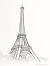 Step By Step Eiffel Tower Drawing Easy