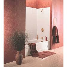 5 piece white wall kit is specially designed to fit 60 inch bathtubs that allow for the use of glue up walls. Delta Everstrong 3 Piece Surround Bathtub Wall Kit Daycon