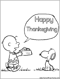 Official website of peanuts by charles m. Peanuts Thanksgiving Coloring Page