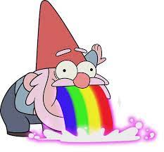 Vomiting Gnome Gravity Falls Sticker By Sarrrrah Autumn Stickers Cartoon Stickers Cute Stickers