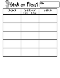 Really Roper Weather Kindergarten Science Science Lessons Sink Or Float