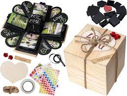 Explore a wide range of the best gift box on aliexpress to find one that suits you! Woodexplosionbox Wooden Box Explosion Box Surprise Box Diy Birthday Gift Box Explosion Box Picture Box The Special Gift Idea For Men And Women Amazon De Kuche Haushalt