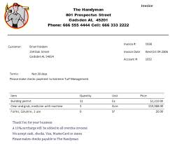 Centered around the invoice and focused on. 14 Practiced Handyman Invoice Templates Demplates