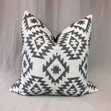 Black And White Boho Pillow Covers Aztec Print Pillows Southwestern Pillow Cover Navajo Native Etsy Aztec Print Pillow Southwestern Pillow Printed Pillow