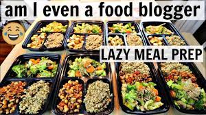 Lazy No Time To Meal Prep Vegan Meal Prep In One Hour Relatable Youtube Vegan Meal Prep Lazy Meal Prep Meal Prep