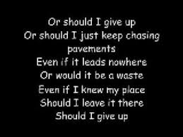 Chasing Pavements W Lyrics Chasing Pavements Lyrics Love Songs