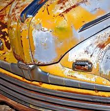 yellow patina old trucks patina vintage cars