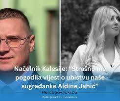 Načelnik općine Kalesija, Nermin Mujkanović, oglasio se povodom femicida u  Mostaru koji se dogodio u nedjelju navečer, a u kojem je ubijena djevojka  iz Kalesije. Više na linku u komentaru 👇